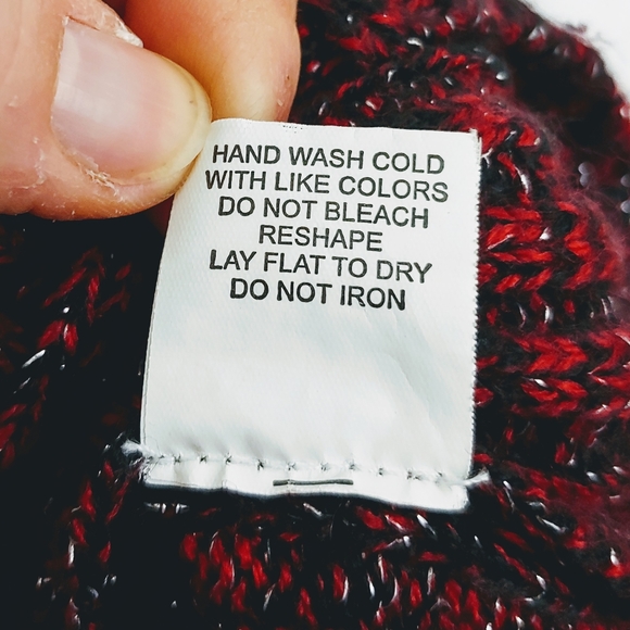 Notations Cowl Neck Long Sweater - Picture 6 of 6